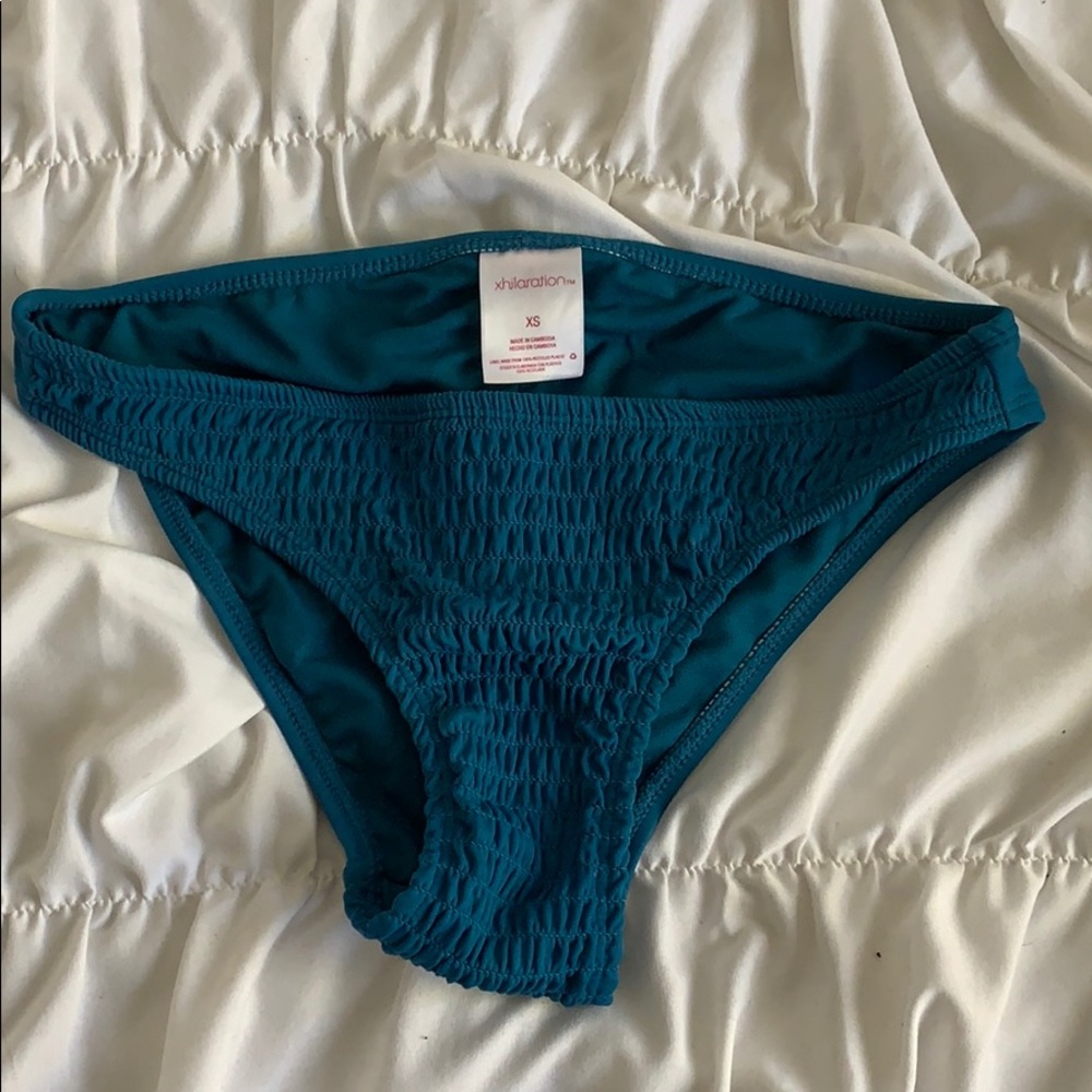 Blue bikini bottom